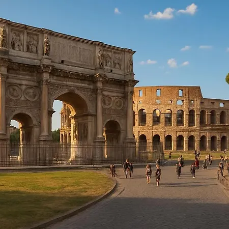4 Comodi Posti Letto Con Giardino Al Colosseo Rome